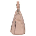 Antik Kraft Tasha Crossbody Sling | Vegan Leather Crossbody Bag for Women with 16-20" Strap | Sling Bags for Women - color: Rose