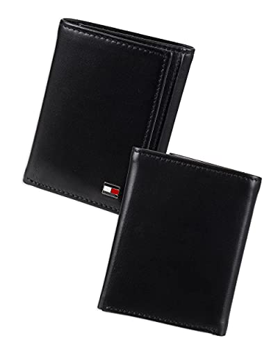 Tommy Hilfiger Men's Trifold Wallet - color: Oxford Black