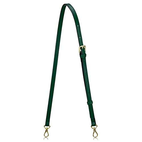 Allzedream Leather Purse Strap Replacement Crossbody Handbag Long Adjustable (Green) - color: Green
