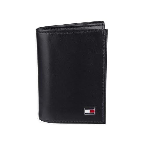 Tommy Hilfiger Men's Trifold Wallet - color: Oxford Black