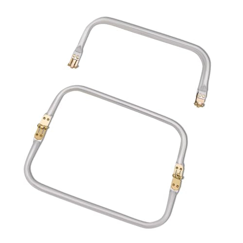 YTKavq 10" Metal Purse Frame, Heavy Duty Kiss Lock Clasp, 2pcs for DIY Bag - size: 10"