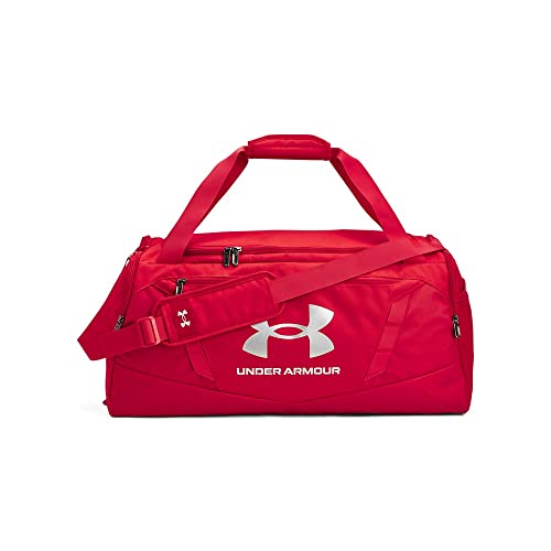 Under Armour Undeniable 5.0 Duffle - color: Red (600)/Metallic Silver, size: Medium (58L)