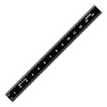 150mm Flexible Metal Ruler, Stainless Steel with Black Chrome Finish, High Contrast, Fully Metric Graduation (0.5mm, 1.0mm), Easy to Read Machinist Rule, Made in USA - color: Black Chrome-Flexible, size: 150mm