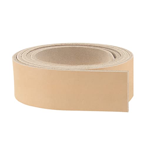 #2 Vegetable Tan Import Cowhide Leather Strip 8/9 oz Size: 3-1/4x50 - size: 3-1/4x50"