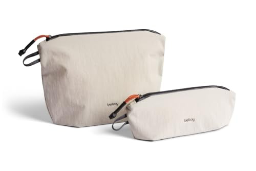 Bellroy Lite Pouch Duo, Lightweight Pencil Case - Ash | Lightweight pencil case and pouch for pens, cables and small everyday items - color: Ash