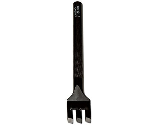 Tandy Leather Craftool Lacing Chisel, Heavy Duty 41xx (5/32", 3 Prong) - size: 5/32"