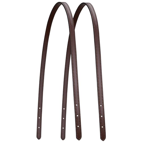 ALLZEDREAM Microfiber Leather Purse Strap Replacement Tote Bag Handbag Shoulder Handles 2 Pcs, Coffee, 1.8cm - color: Coffee, size: 1.8cm