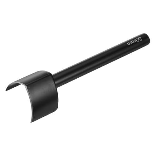 uxcell V-Shaped Leather Punch, 30mm, Leather Cutter, Belt End Cutter, Carbon Steel V Shape Punch Tool for Crafting Strap Belt, Wallet and Bag - size: 30mm