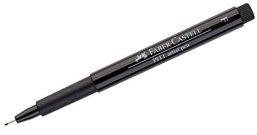Faber-Castell F167299 PITT Artist Pen Fine 0.5mm Fineliner - Black - color: Black 0.5mm