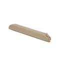 Slim Pencil Case Skinny Pen Case Pen Pouch (Oxford Khaki) | Silver zipper; tough wipe-clean Oxford fabric; holds gel writers and a stylus; fits binders planners and backpacks - color: Khaki