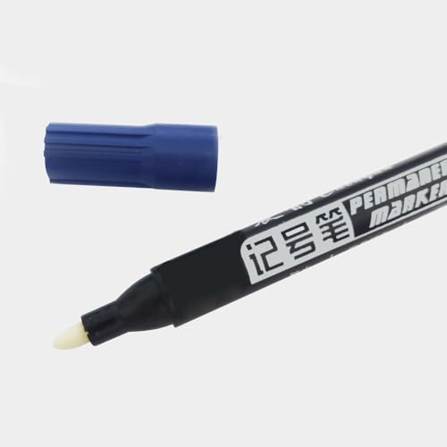 Large Invisible Ink Marker,Medium Tip 2MM Water Based Invisible Securitas Uv Pen for Paper,Skin,Wood,Leather,Plastic,Cloth,Ceramics, Glass, Metal - Pack of 2