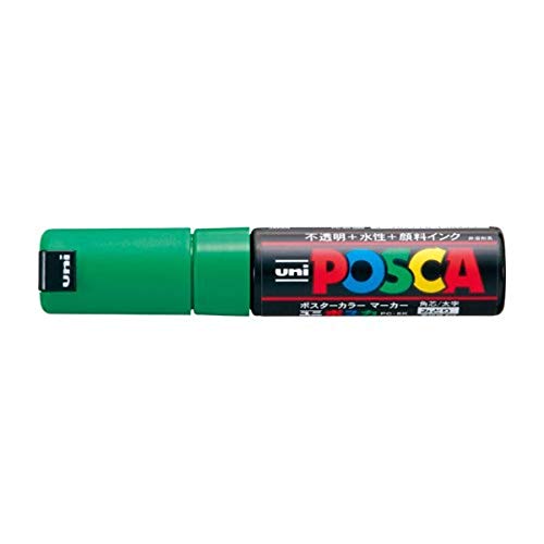 Uni Posca Bold Marker, Green (PC8K.6) - color: Green, size: 1 Count (Pack of 1)