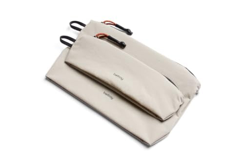 Bellroy Lite Pouch Duo, Lightweight Pencil Case - Ash | Lightweight pencil case and pouch for pens, cables and small everyday items - color: Ash
