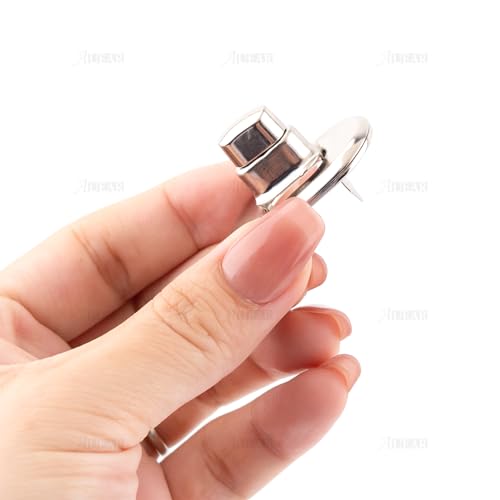 AUEAR, 12 Pack Silver Turn Lock Clasp Hardware Purse Closure latches Handbag Twist Fasteners for DIY Bag Craft Project - color: Silver
