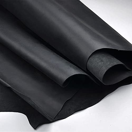 Muse Craft Flawless 12''X24'' 5-6oz Black Full Grain Cowhide Tool Leather - color: Black, size: 12''x24''