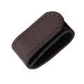 TACNEX Genuine Leather Belt Keeper 1 3/8" - 1 1/2" Wide Men's Belt Loop Stays Dress Belt End Holder Retainer Tool Belt Band - color: Brown, size: 1 pcs