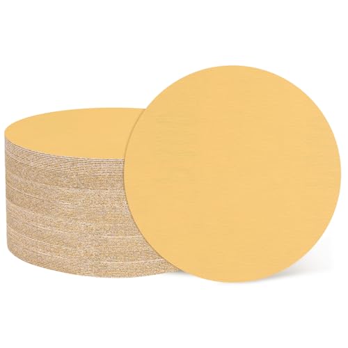 HARFINGTON 100 Pcs 3 Inch Sanding Discs 800 Grit Yellow Aluminum Oxide - size: 3 Inch(800 Grit)