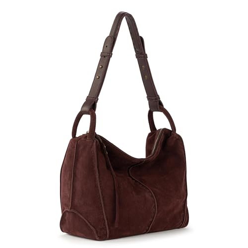 The Sak Los Feliz Hobo Purse - Premium Large Leather Women's Handbag for Everyday & Travel - Durable Purse With Zipper Pocket | Slouchy Relaxed Silhouette, Roomy Interior, Lightweight All-Day Carry, Fits Phone, Wallet & Tablet, Everyday & Travel Ready - c