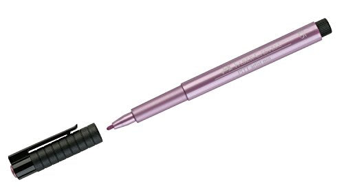 Faber-Castell PITT Artist Pen Medium Fineliner - Vibrant Metallic Ruby (290) 1.5mm - color: Vibrant Metallic Ruby