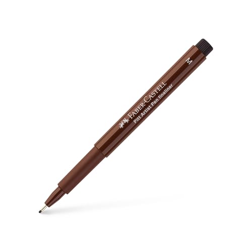 Faber-Castell PITT Artist Pen, Medium Fineliner - Sepia (175) 0.7mm - color: Sepia