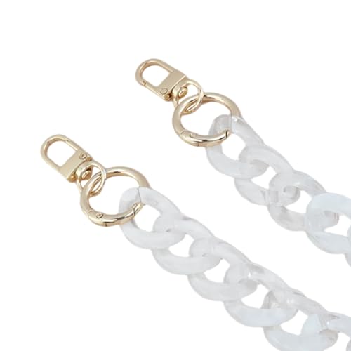 DIY Acrylic Resin Replacement Chain - color: White Ghost Color;40cm