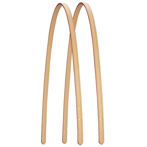 ALLZEDREAM Microfiber Leather Purse Strap Replacement Tote Bag Handbag Shoulder Handles 2 Pcs, Apricot, 1.8cm - color: Apricot, size: 1.8cm