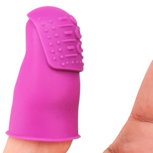 Flexible Thimble Set for Adults | THIK-Grip Thimbles | Large (10) | for Thumbs or Large Mens Fingers