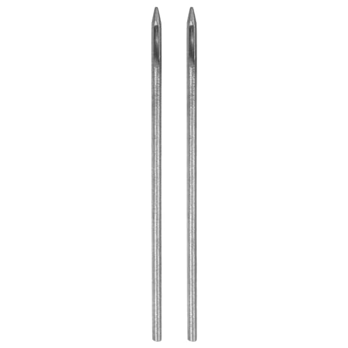 HARFINGTON 2pcs Hollow Punch for Leather 0.5mm Round Hole Punch Tool for Belt Puncher Carbon Steel Single Punch for Watch Belt Cut Leather Craft Rubber Paper Fabric Plastic Soft Material - size: 0.5mm