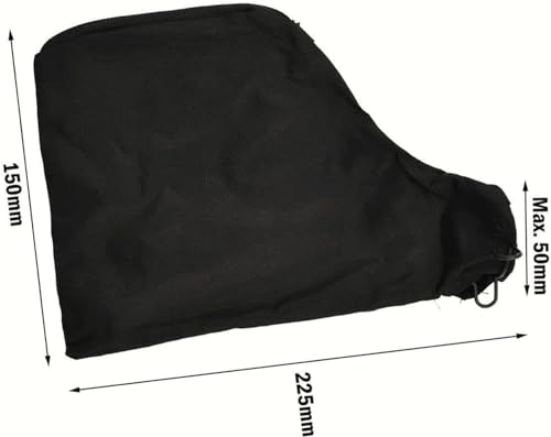 Black Dust Collection Bag for 255 Miter Saw - with Zipper and Adjustable Wired Bracket, Easy to Carry and Store (Pack of 4)