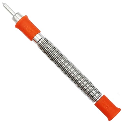 1/8-Inch High Speed Steel Center Punch, Hammerless Center Punch Tool | Perfect for Drill Marks on Wood or Metal - size: Single Ended Center Punch
