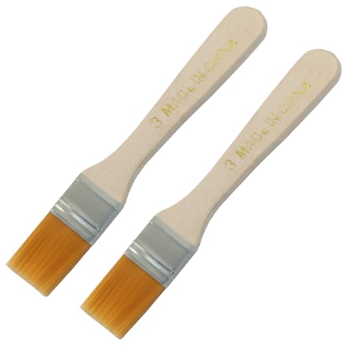 0.9 Inch Paint Brush, 12Pcs | Soft Bristle, Nylon Bristle, For Walls/Touch Up/Cabinets/Fences - size: 0.9 Inch