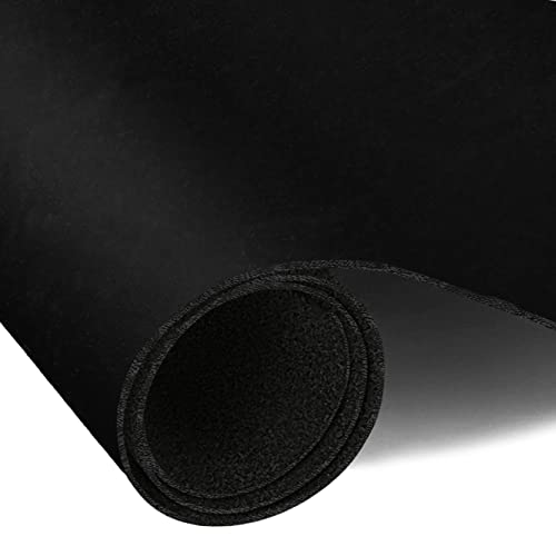 ELW Grass Fed Leather 8-10 oz. (3-4mm) Heavy Duty Pre-Cut 2.5-4 SQ FT Black Full Grain Cowhide for Tooling, Carving, Holsters, Belts, Bags, Boots, Shoes, Cases, Repair, Knife Sheaths, Furniture - color: Black, size: 2.5-4 SQ FT