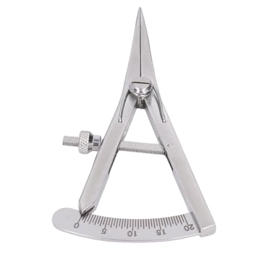 Marking Gauge, Adjustable Marking Gauge Mini Edge Press Pitch Gauge DIY Leather Craft Tool, Precision Spring Dividers Calipers Compass Measuring Tools (Screw Locking Marking Gauge) - size: Screw locking marking gauge