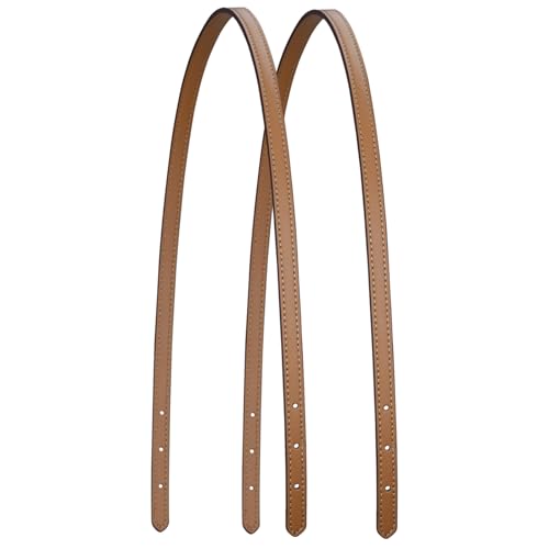 ALLZEDREAM Microfiber Leather Purse Strap Replacement Tote Bag Handbag Shoulder Handles 2 Pcs, Khaki, 1.8cm - color: Khaki, size: 1.8cm