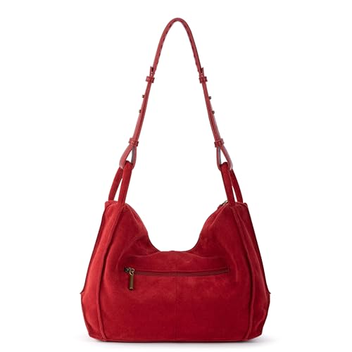 The Sak Los Feliz Hobo Purse - Premium Large Leather Women's Handbag for Everyday & Travel - Durable Purse With Zipper Pocket | Slouchy Relaxed Silhouette, Roomy Interior, Lightweight All-Day Carry, Fits Phone, Wallet & Tablet, Everyday & Travel Ready - c