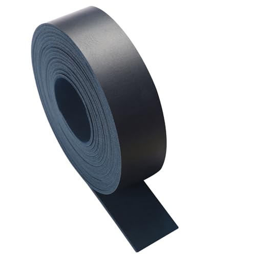 Picheng Faux Leather Strap for Crafts: 1 Inch Wide 138" Long Leather Strips - color: Dark Blue, size: 1 Inch