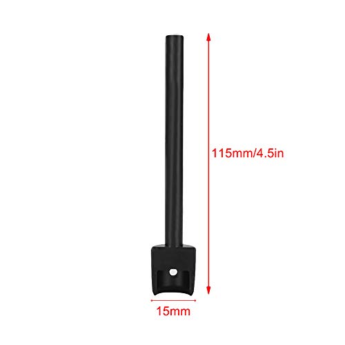 Leather Semicircle Punch,Half Round Leather Punch Cutter 1/2 Arch Semicircle Puncher Belt Puncher Hole Punch Tool for Handmade DIY Leathercraft (15mm) - size: 15mm