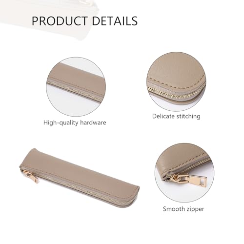 Slim Pencil Case Small Pencil Pouch Pen Case (Black/FL) - color: Black