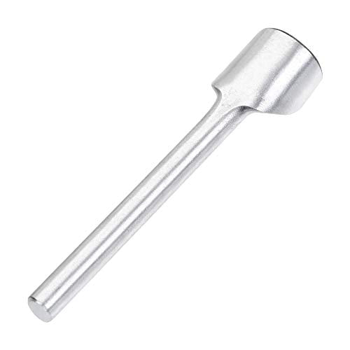 uxcell Half-Round Shaped Leather Cutter Punch 20mm Strap End Punch Tool for Crafting Strap Belt Wallet and Bag - size: 20mm