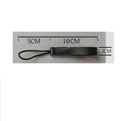 2 Pack Fob Lanyard Car Keychain Cowhide Leather Non-metallic Key Strap String Handmade Pendant Chain Loop Ring for Car Keys Bag Case Cover Holder