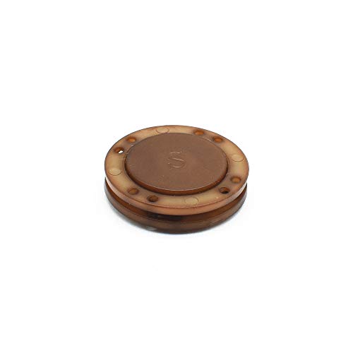 41L Magnetic Coat Buttons 26mm/1” Invisible Hidden Sewing Button Nylon with Magnets Inside for Coat Jacket Suitcase Bag Windbreaker Pajamas FBM Shipment 6pcs (26mm, Brown) - color: Brown