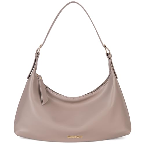 Montana West MEDIUM Shoulder Purses for Women Crescent Hobo Bags Trendy Purses - color: 073-khaki