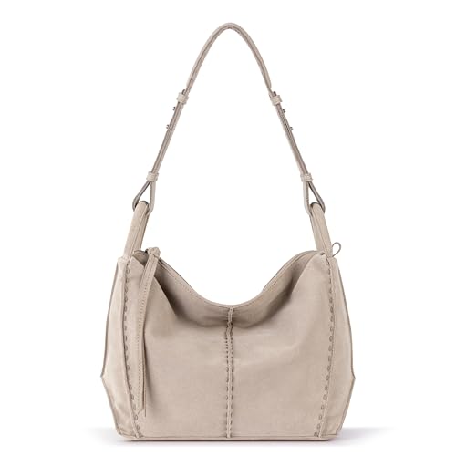 The Sak Los Feliz Hobo Purse - Premium Large Leather Women's Handbag for Everyday & Travel - Durable Purse With Zipper Pocket | Slouchy Relaxed Silhouette, Roomy Interior, Lightweight All-Day Carry, Fits Phone, Wallet & Tablet, Everyday & Travel Ready - c