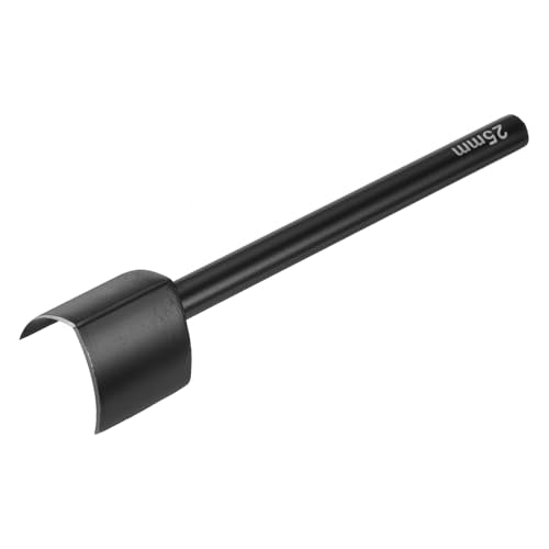 uxcell V-Shaped Leather Punch, 25mm, Leather Cutter, Belt End Cutter, Carbon Steel V Shape Punch Tool for Crafting Strap Belt, Wallet and Bag - size: 25mm