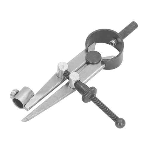 Generic Wing Divider 4.92 Inch Carbon Steel Compass with Pencil Holder for Woodworking Leather Metalworking Mathematical Drawing