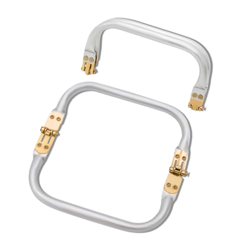 YTKavq 6" Metal Purse Frame, Heavy Duty Kiss Lock Clasp, 2pcs for DIY Bag - size: 6"