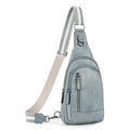 CLUCI Crossbody Bags for Women Men,Leather Sling Bag Cross Body Backpack for Woman Gifts for Women Birthday Unique - color: 0-7 Denim Blue