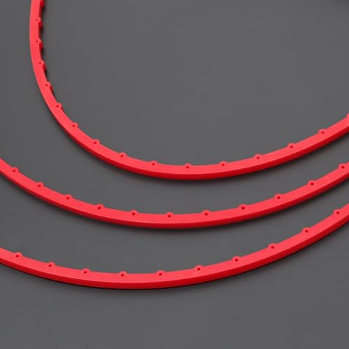 39 inch Flexible Curve Template, Professional Woodworking Profiling Strip for Wood Curve Pattern Making Tools, Router Template (Red) - color: Red-39inch
