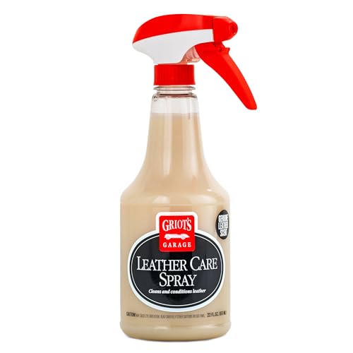 Griot's Garage Leather Care Spray, Car Seat Cleaner and Conditioner for Upholstery, Furniture, Clothing, and More, 10994, 22oz - size: 22 Fl Oz (Pack of 1)