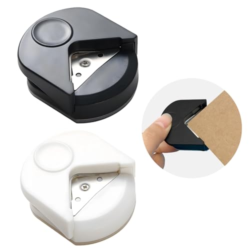 2Pcs Corner Rounder Punch – 4mm Mini Corner Rounder Paper Punch，Suitable for Scrapbooking,Photo Card Making, Paper Cutting DIY Crafts. - size: 2pcs